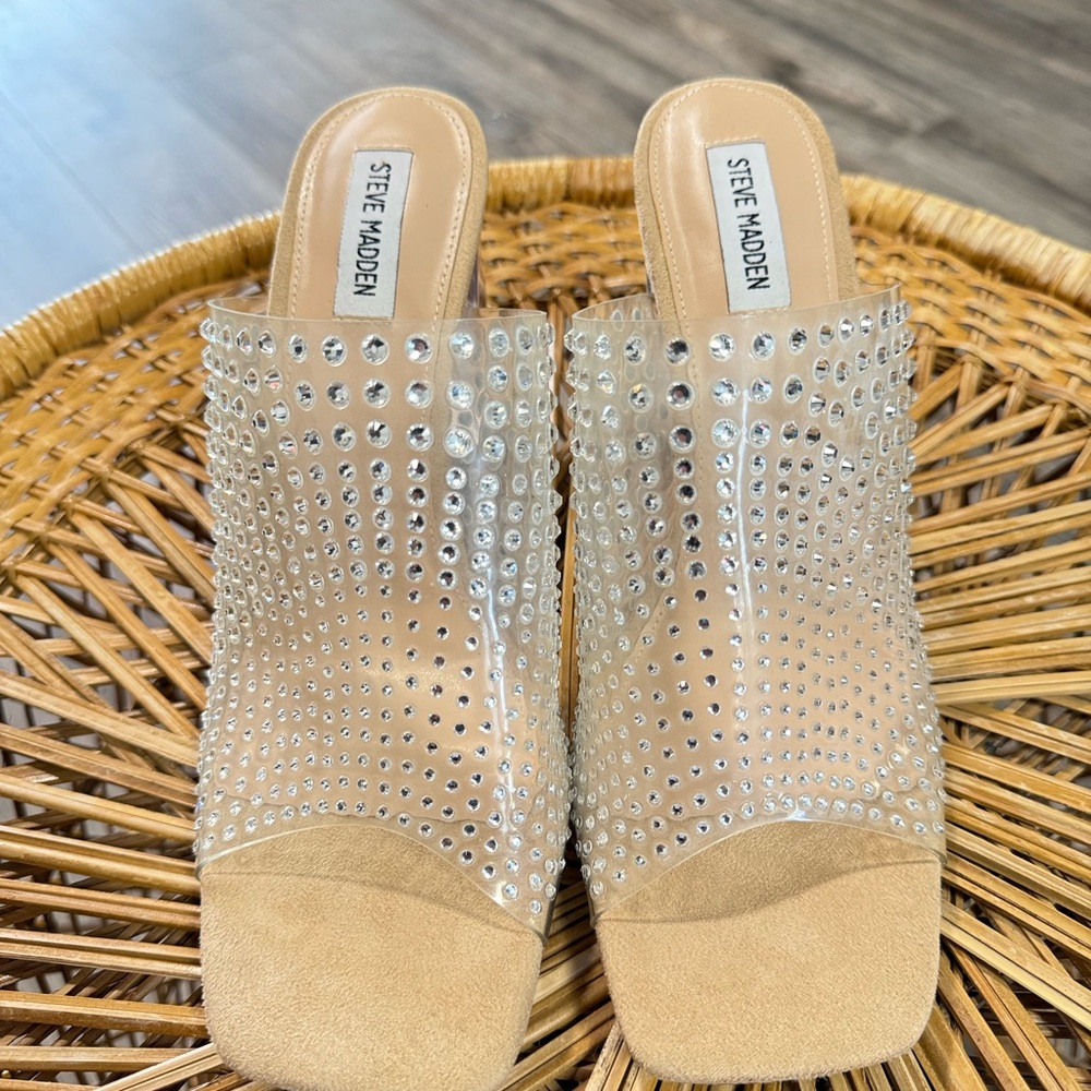 Steve Madden Tan Studded Women's Shoes